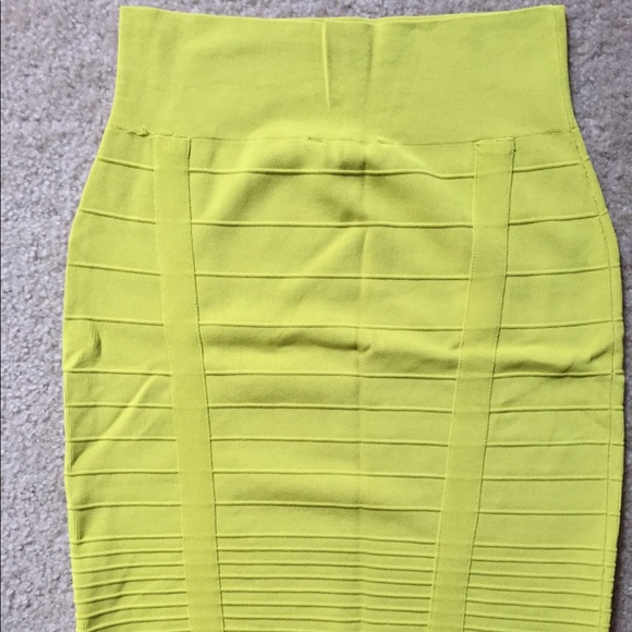 Sold on Mercari Rock & Republic Lime Green Skirt - Picture 3 of 4